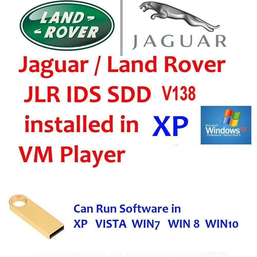 V131 usb Jaguar Range Rover Vogue Evoque Diagnostics kit IDS SDD JLR v138 