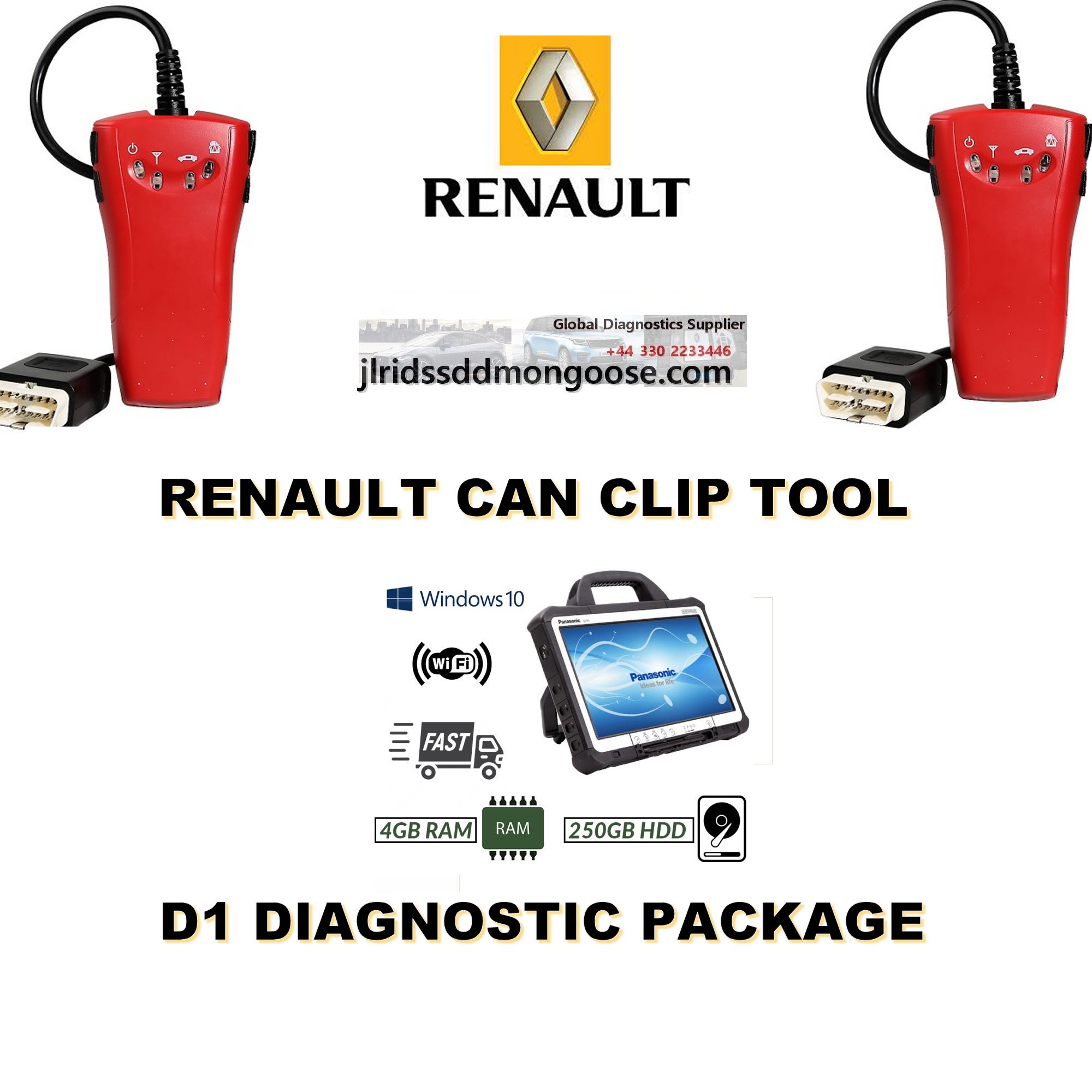 Renault CAN Clip car diagnostic tool