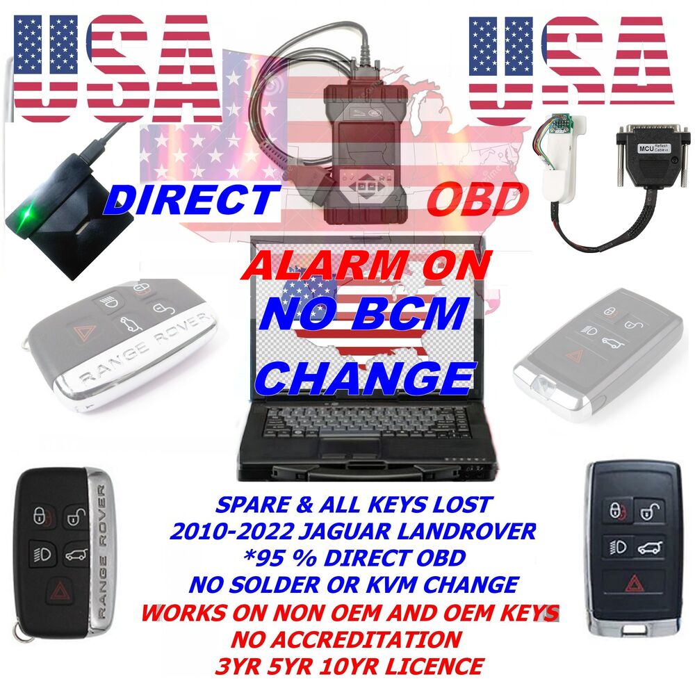 Lock50 TagPro KVM Dump Tool Key Programmer for Land Rover and Jaguar KVM keys for ST SPC560b60l3 No need BCM change for USA Canada when alarmed