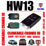 NON OEM 5 Buttons Smart Card Remote Key For Land Rover Range Rover Sport Evoque Fob Key for NON PEPS, image 