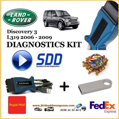 Discovery 3 L319 2006 - 2009 Land Rover Symptom Driven Diagnostics SDD JLR Diy Kit, image , 2 image