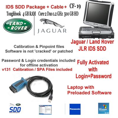 Jaguar Land Rover Diagnostics kit IDS SDD JLR + Cable + Laptop Deal, image , 2 image