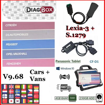 D1 Diagbox v9.87 Peugeot Citroen Opel Workshop Diagnostics Programming  Tool, image 