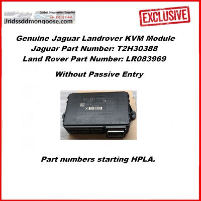 Genuine Jaguar Land Rover KVM (RFA Module) - Without Passive Entry - HPLA (LR083969 / T2H30388), image 