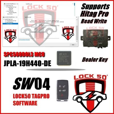 Lock50 JLR Transponder Key Copy & Unlocking & Change ID Emulator Programming Tool, image , 16 image