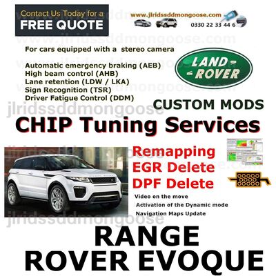 Range rover Evoque (2011 - 2019 )  Custom Coding Services