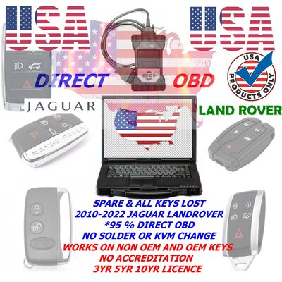 USA JLR Direct OBD DoiP Car Key Programming Package for Jaguar Land Rover from 2005 To 2022+, image 