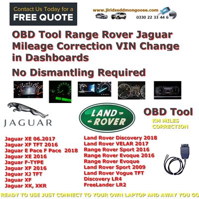 OBD Tool Range Rover Jaguar Mileage Correction Change in Dashboards No Dismantling Required, image 