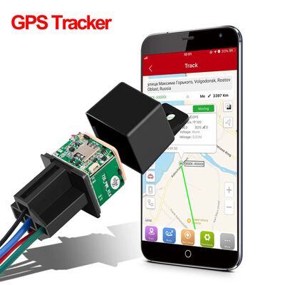 GPS Tracker Auto Fuel Cut Off GPS Locator Overspeed Alert Tracking Device Kit, image 