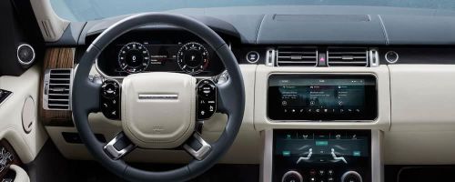 HOW DOES ADAPTIVE CRUISE CONTROL WORK? Adaptive Cruise Control uses sensors to detect slower-moving vehicles in front of you and observe their speed. When this feature is in use, it automatically adjusts your speed to keep a safe following distance from the vehicle in front of you. If the vehicle in front of you changes lanes or speeds ahead, Range Rover Adaptive Cruise Control adjusts back to the speed originally set on cruise control until it detects another slower-moving vehicle in front of you. HOW DOES ADAPTIVE CRUISE CONTROL WORK? Adaptive Cruise Control uses sensors to detect slower-moving vehicles in front of you and observe their speed. When this feature is in use, it automatically adjusts your speed to keep a safe following distance from the vehicle in front of you. If the vehicle in front of you changes lanes or speeds ahead, Range Rover Adaptive Cruise Control adjusts back to the speed originally set on cruise control until it detects another slower-moving vehicle in front of you.