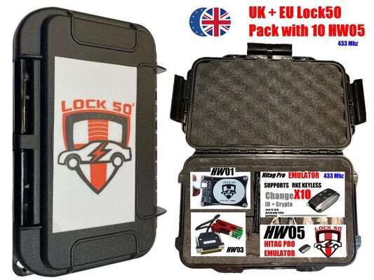 Lock50 JLR Transponder Key Copy & Unlocking & Change ID Emulator Programming Tool, image , 6 image