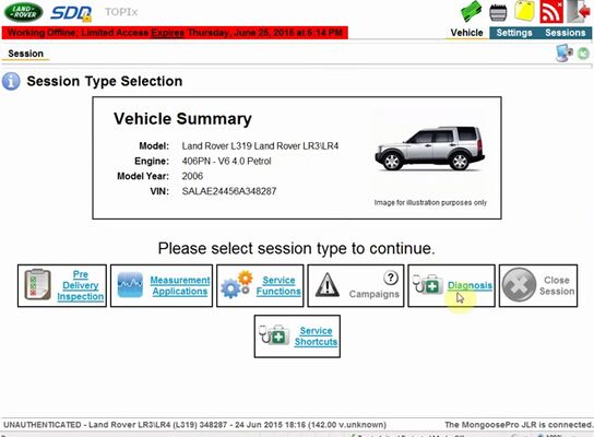 Defender L316 2006 - 2016 Land Rover Symptom Driven Diagnostics SDD JLR Diy Kit, image , 14 image